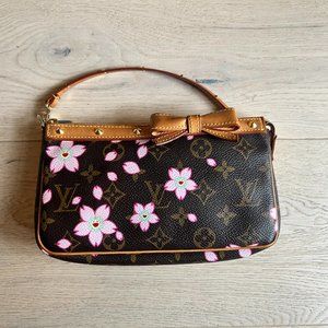 LOUIS VUITTON x Takashi Murakami Cherry Blossom Pochette